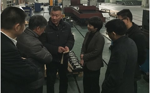 浦江县委副书记、代县长俞佩芬一行考察ROYAL皇家88股份